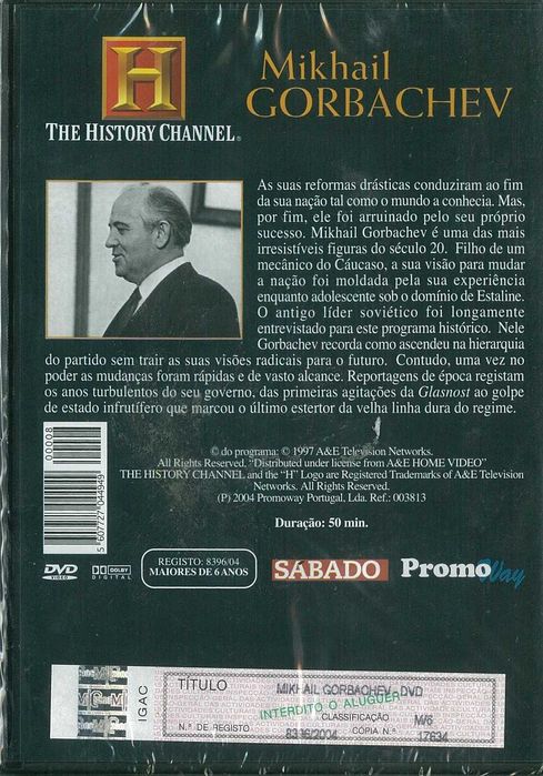 DVD THC - Mikhail Gorbachev64170830860930121