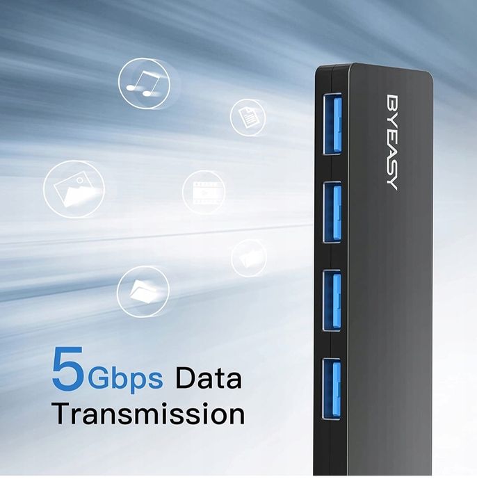 BYEASY UC-109C Hub USB USB C do USB 3.0 HUB z 4w1