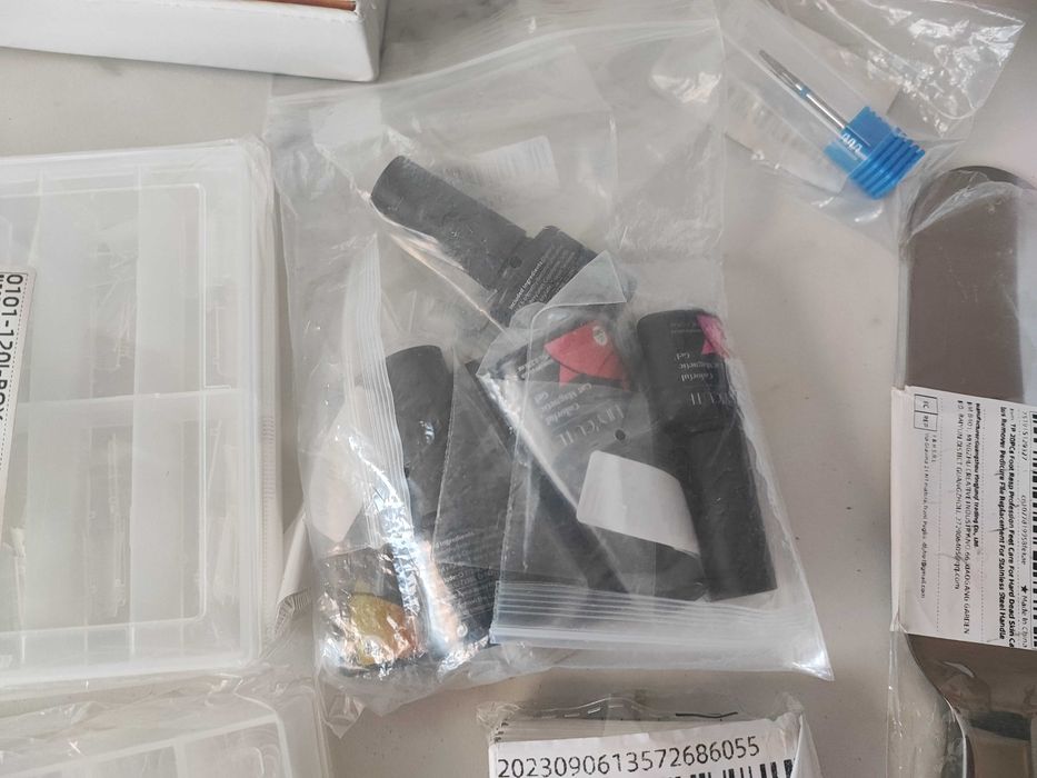 lote de artigos para unhas e maquina para remoçao de pelos