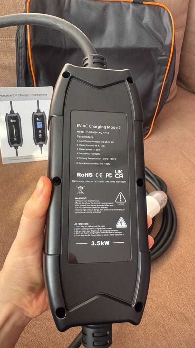 Зарядка для електромобіля feyree GBT 3.5кВт 16А (5 метрів)