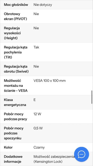 Monitor Philips 193V5LSB2/10 18,5 cala, rozdziel. 1366 x 768, sztuk 3