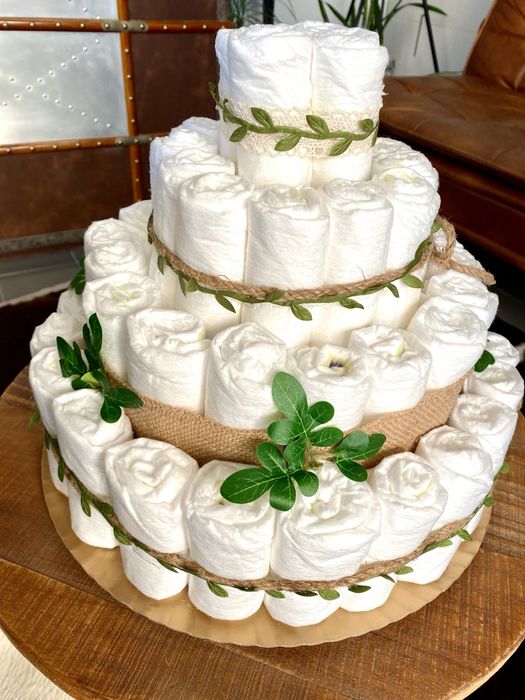 Bolo de Fraldas - Chá de bebé