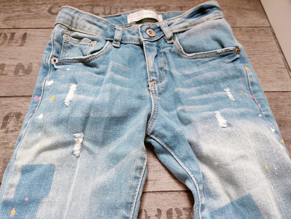 Spodnie jeansowe zara