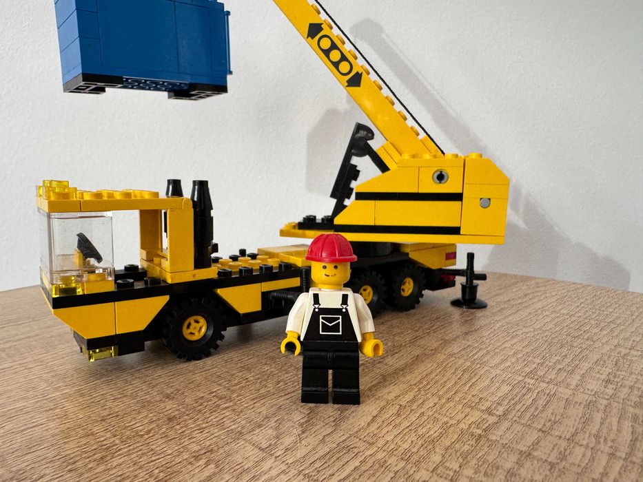 LEGO Town Classic 6361 City Mobile Crane Żuraw Dźwig 1986 Budowa