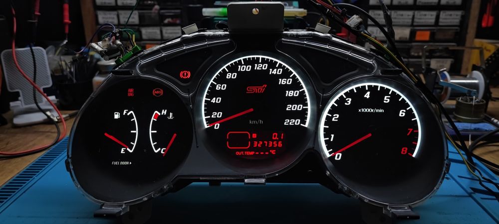 Пересвет панели, тюнинг панели, подсветка панели, светодиоды в панель