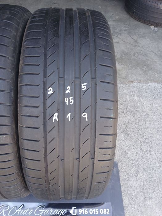 2 pneus 225 45 r19 Continental