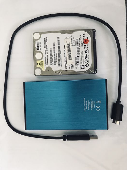 Dysk 250 gb 3.0 usb plus kieszeń