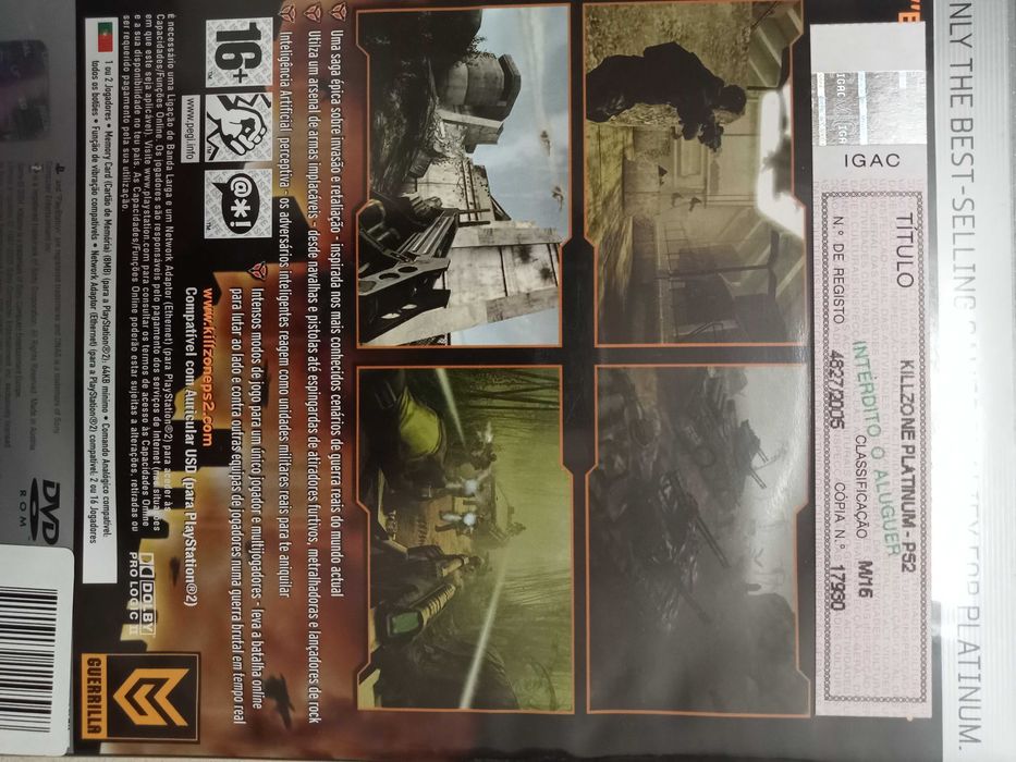 Jogo Kilzone para PS