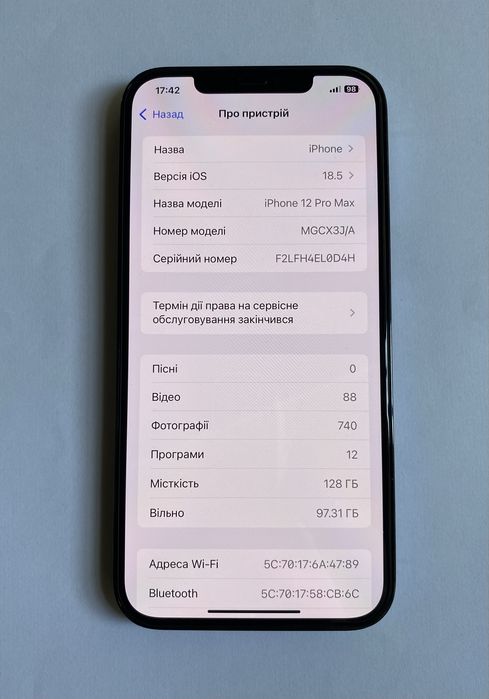 Продам Айфон 12 про макс 128 GB