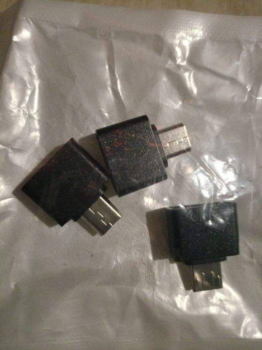 USB OTG адаптер переходник с разъемом Micro USB.
