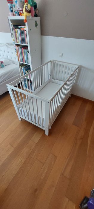 Berço Cama de grades Gulliver IKEA branco