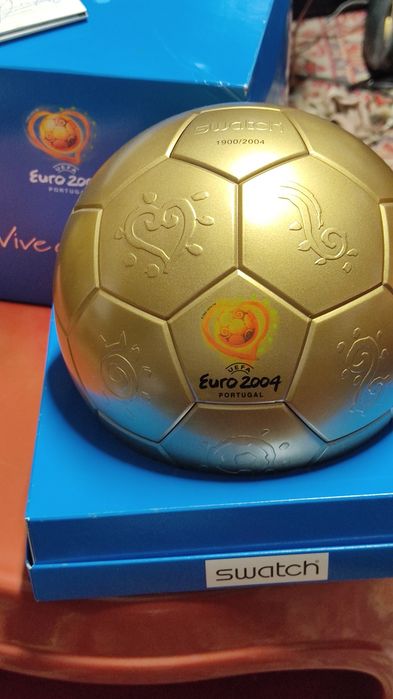 Swatch edição limitada Euro 2004 bola relógio