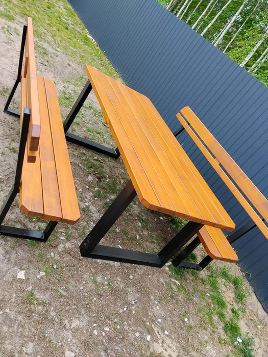 Komplet ogrodowy stół lawka