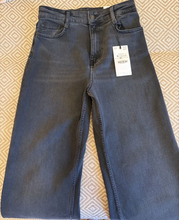 Джинсы Zara wide leg, 38 размер, новые