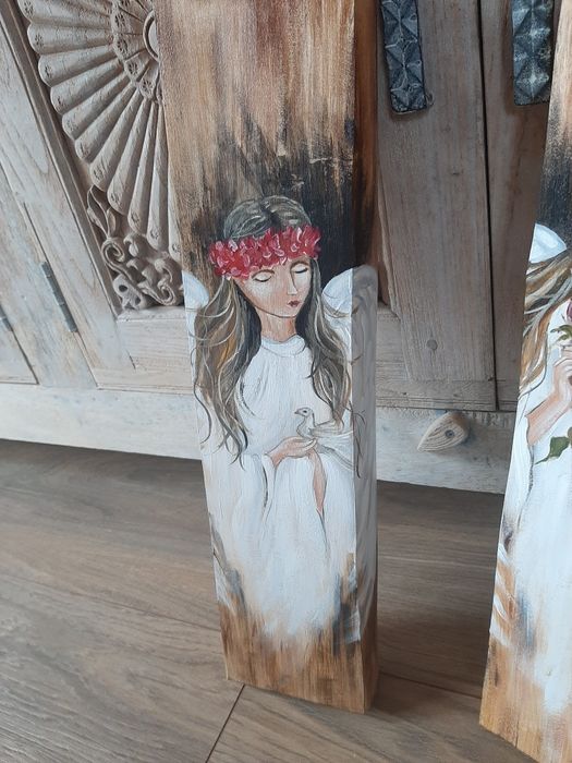 Ręcznie malowane anioły