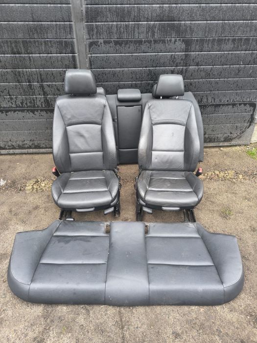 Wnetrze sporty e90 lci skora