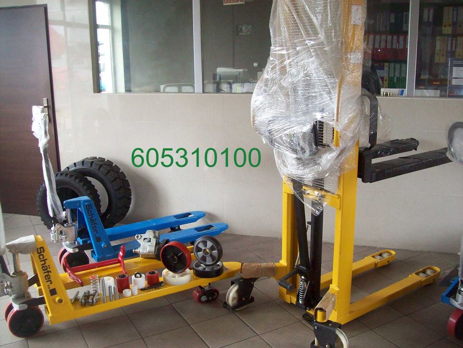 Nowy wózek paletowy ręczny paleciak wózek masztowy elektryczny Rak