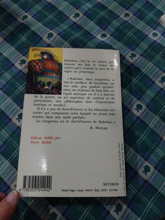Gargantua ( francês). Portes incluídos