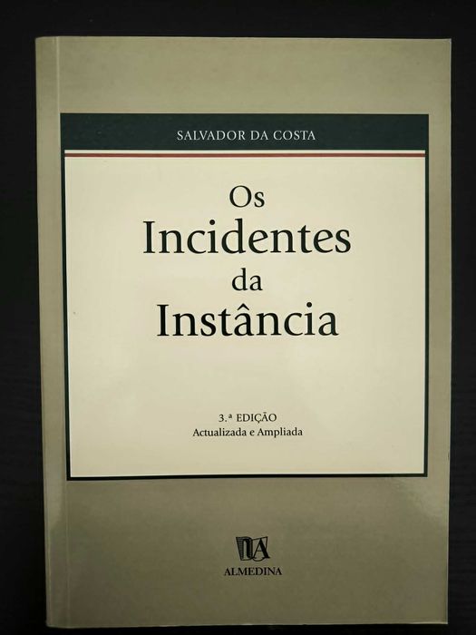 Os incidentes da instância - Salvador da Costa