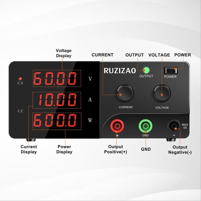 Лабораторний блок 60V 10A 600W