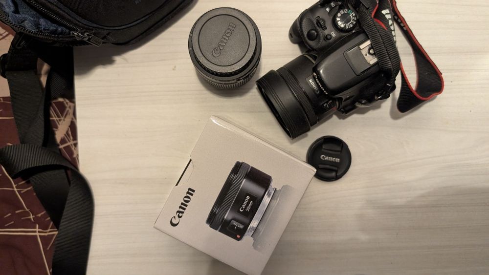 ИДЕАЛЬНО НОВИЧКУ EOS 100D 18-55 + 50mm 1.8 с поляризационным фильтр.