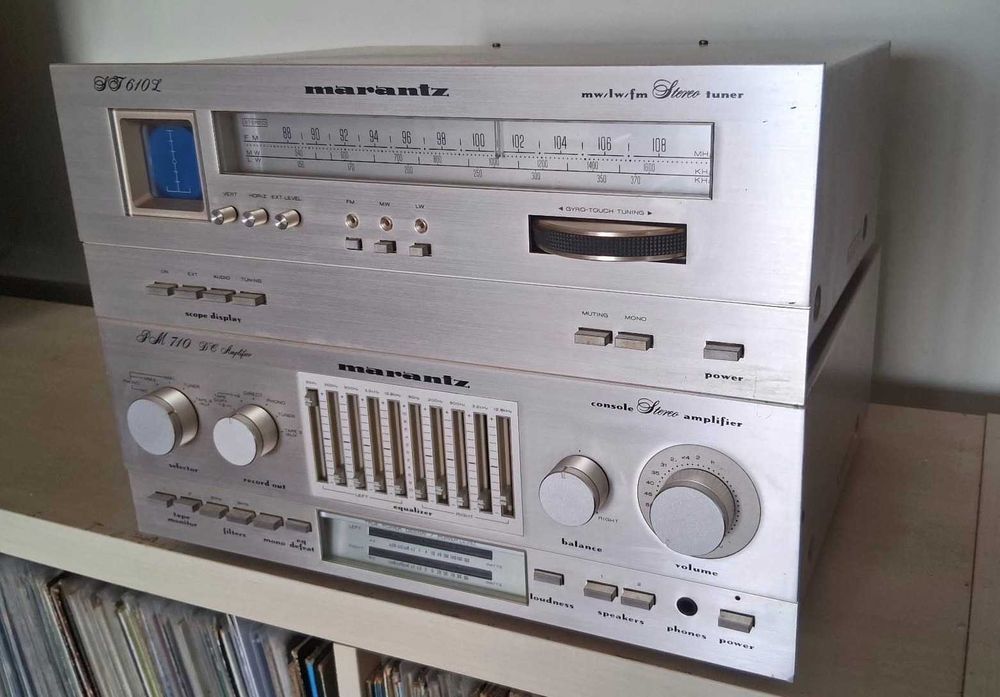 Marantz Ampli PM 710 Dc y Tuner ST 610 L