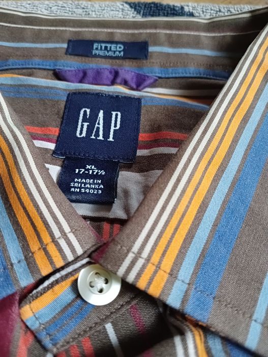 Super męska koszula bawełniana GAP 42/43 weekend casual L/XL