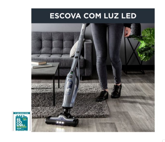 Aspirador Vertical ROWENTA Dual Force RH6756WO (21.6 V - Autonomia: 45 min - 600 ml)