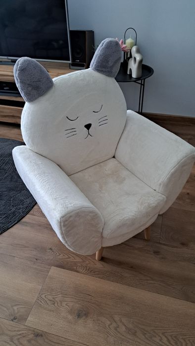 Fotel kotek dla dziecka