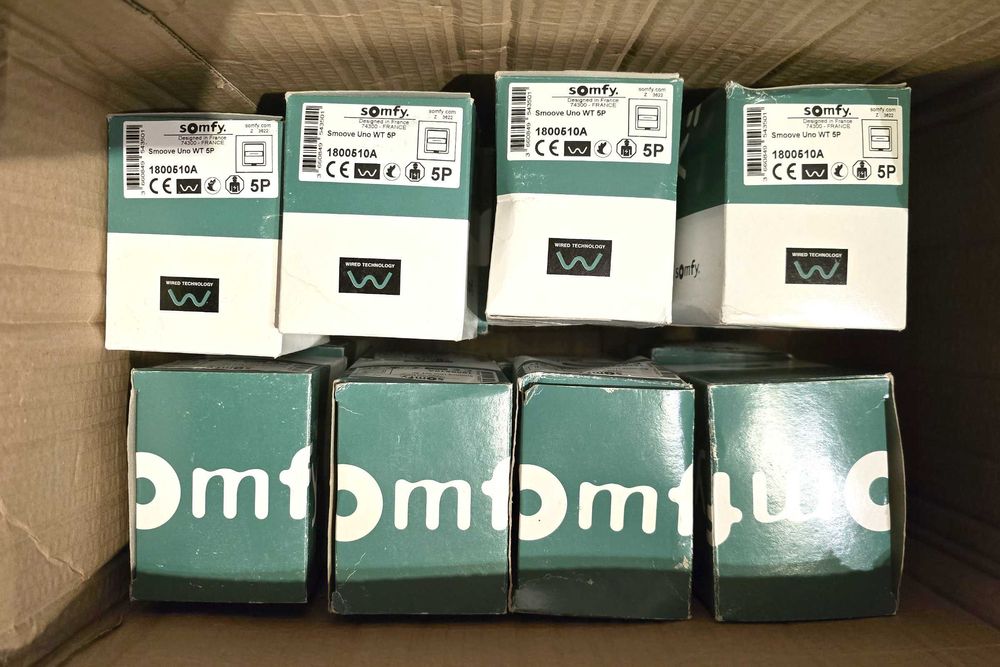 Somfy Przełącznik Smoove Uno Wt 5P pięciopozycyjny roletowy