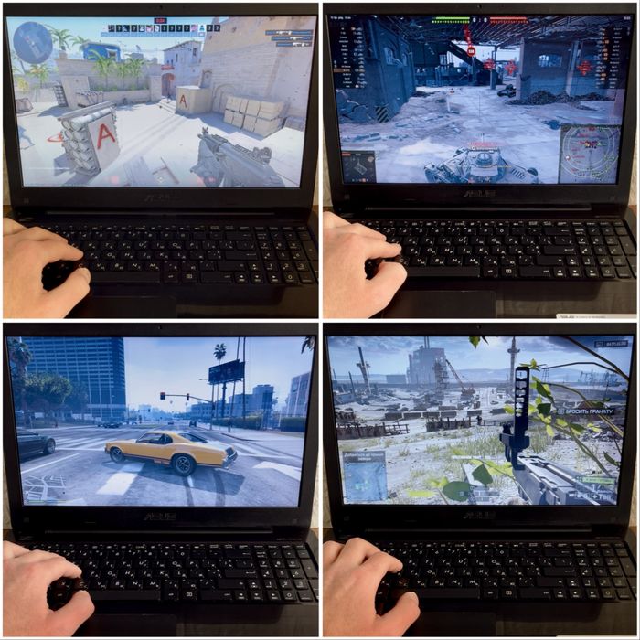 Игровой Asus + Nvidia MX + SSD/HDD + игры + комплект