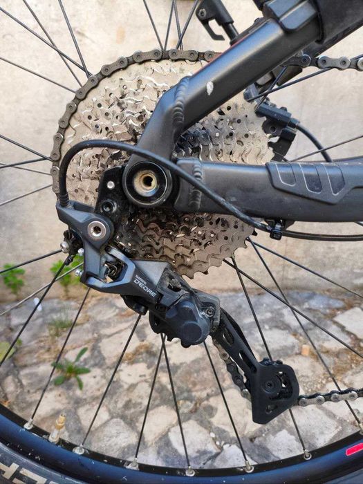E-Bike Orbea Wild FS 30 (Tamanho M) - Transmissão Nova 10v + Bateria com excelente autonomia