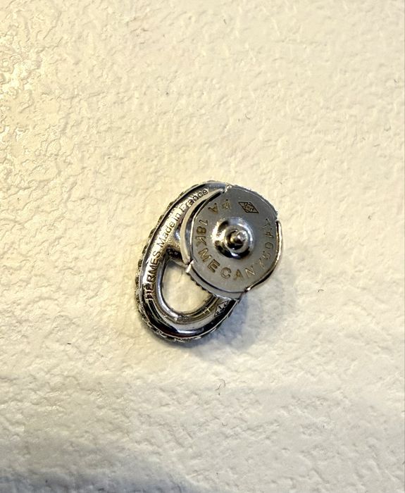 Сережки в стилі Hermes Farandole срібло  эрмес