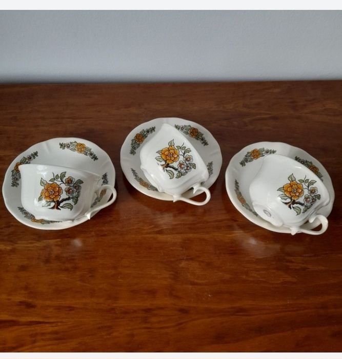 Conjunto 3 chavenas Sacavém vintage