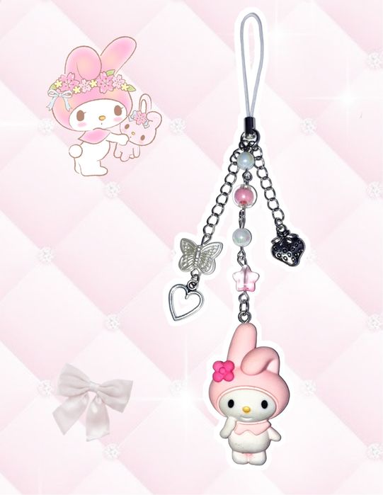 Breloczek hello kitty my melody handmade