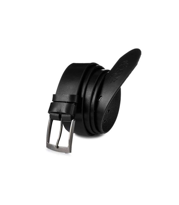 Beltimore skórzany licowy pasek męski czarny premium E17 roz 115