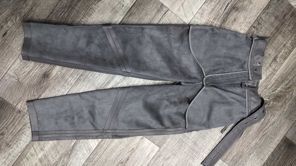 Шкіряні брюки штани на утепленні