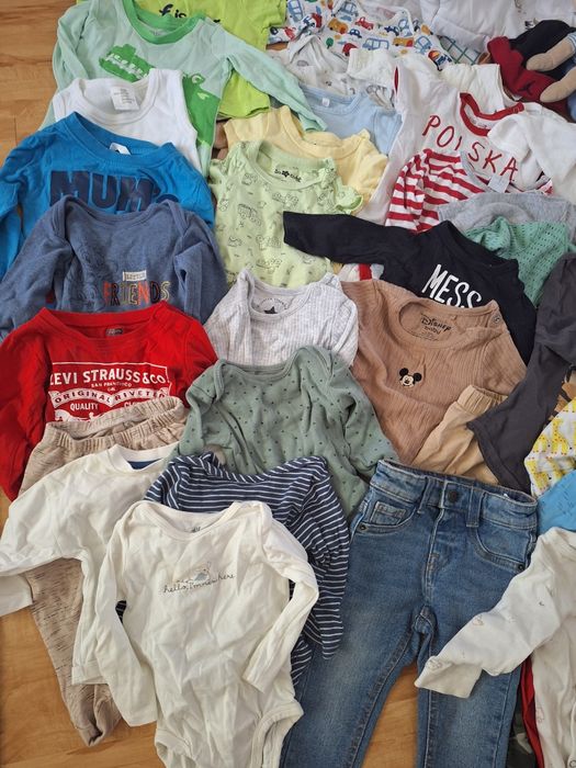 Zestaw ubrań duza paka na chłopca od 56