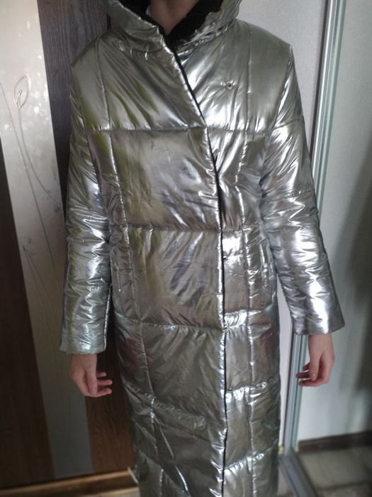 Куртка тёплая,двухсторонняя