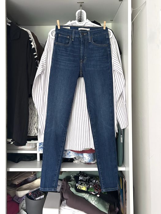 Granatowe jeansy / dżinsy Levi’s