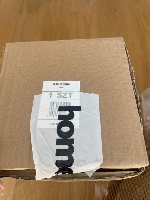 Wazon czarno złoty Home and you wysokość 40 cm