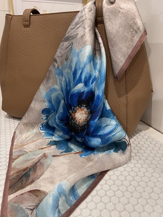 Naturalny jedwab apaszka, chusta 100% silk
