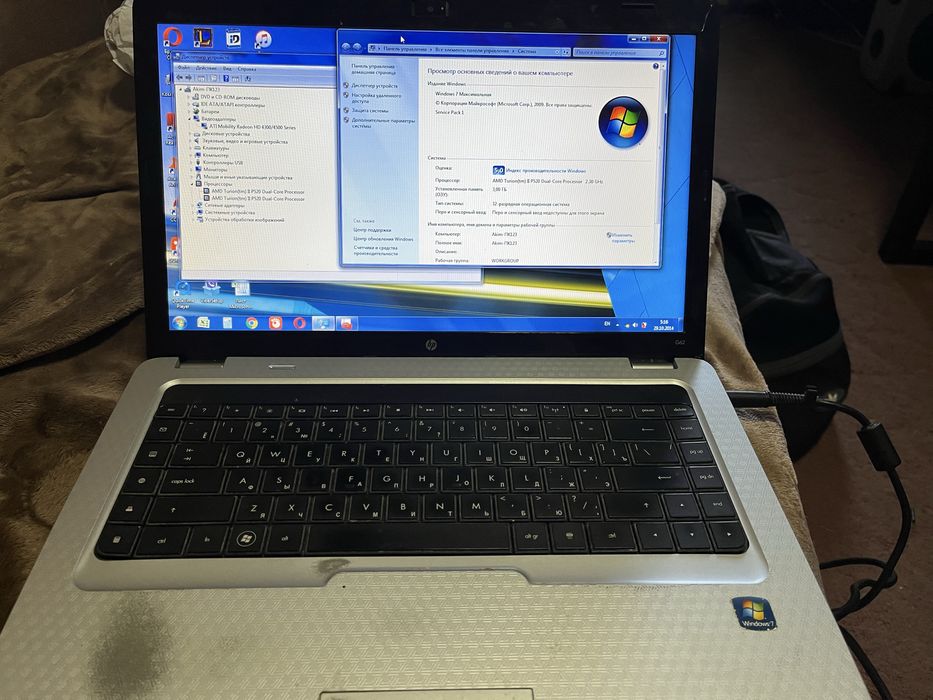 Ноутбук Hewlett-Packard G62