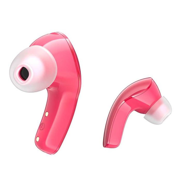Безпровідна гарнітура Acefast T9 Crystal Air, Pomelo Red
