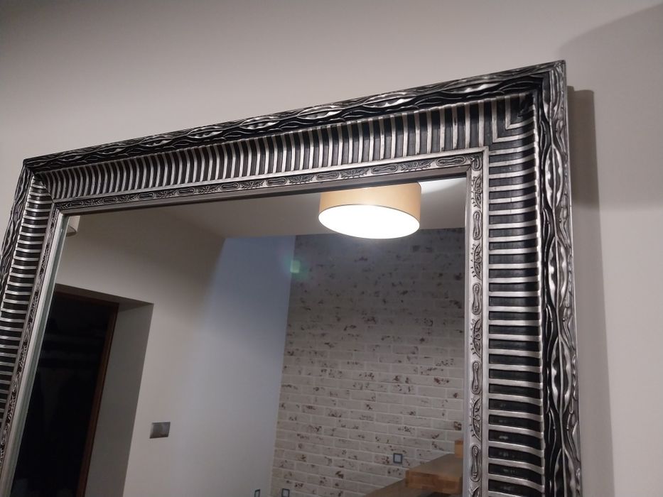 Lustro srebrna rama 70x90