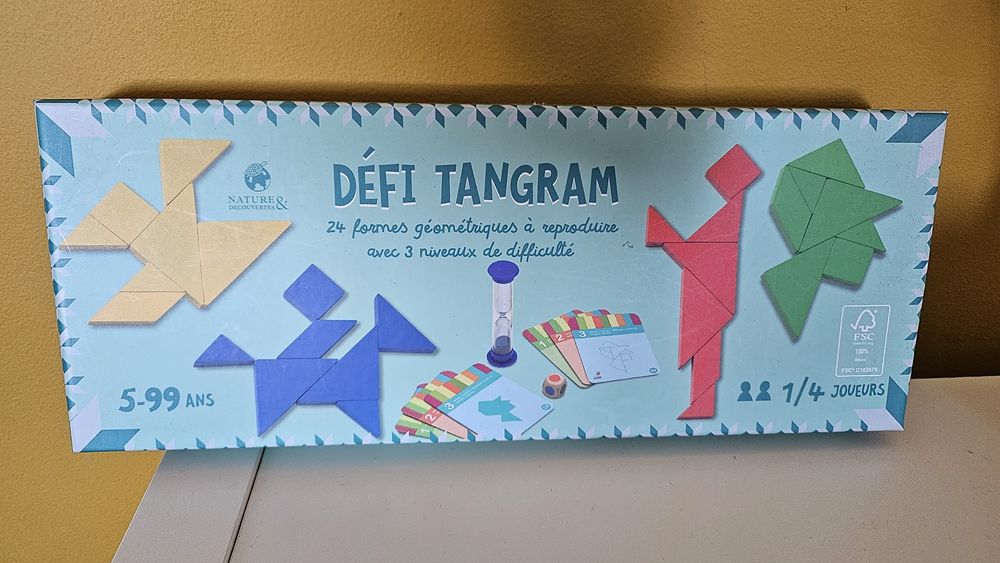 Desafio Tangram (madeira)