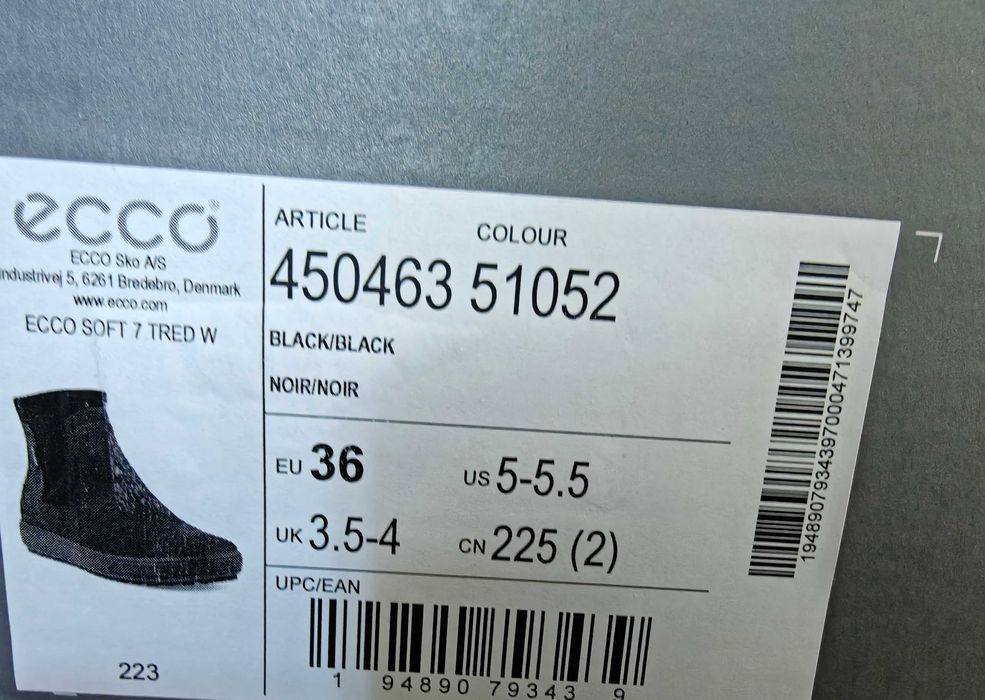 ECCO Soft 7 Tred botki Chelsea damskie Gore-Tex r. 36