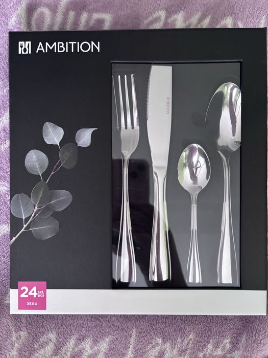 Sztućce kpl. 24 szt Ambition Stilo NOWE