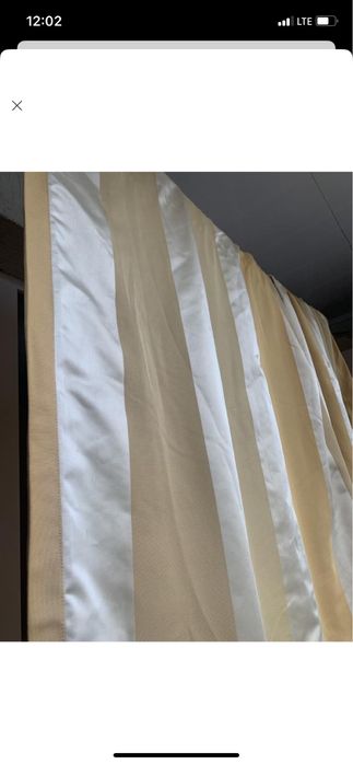 Штори кремові 215х240см