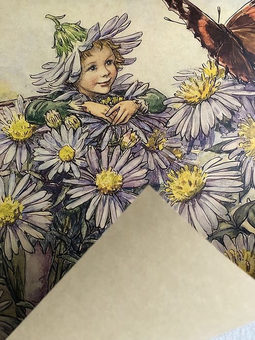 Retro Vintage - Flower Fairy/Harajuku Art - plakat papierowy (A3)